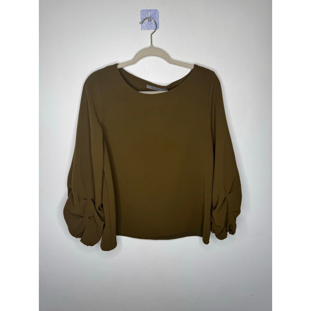 Beau Jours Women’s Blouse – Olive – Size M